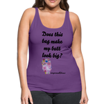 OSTOMY BAG SUMMERTIME FUN Premium Tank Top (Adult) - purple