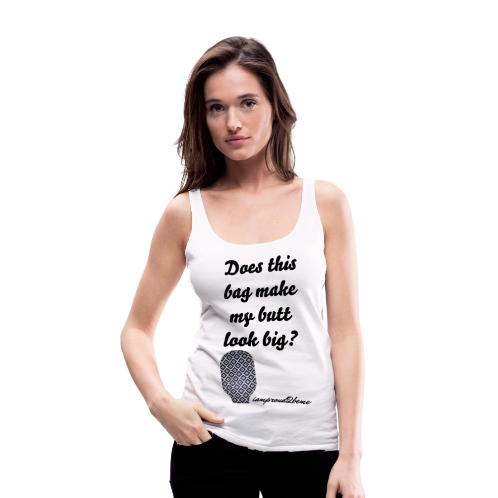OSTOMY BAG AZTEC DIAMOND Premium Tank Top (Adult) - white