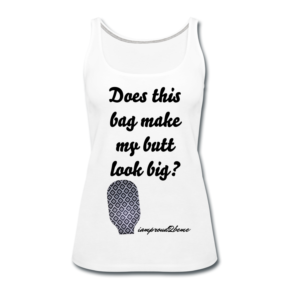 OSTOMY BAG AZTEC DIAMOND Premium Tank Top (Adult) - white