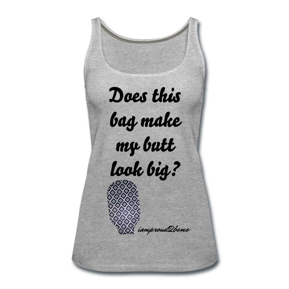 OSTOMY BAG AZTEC DIAMOND Premium Tank Top (Adult) - heather gray