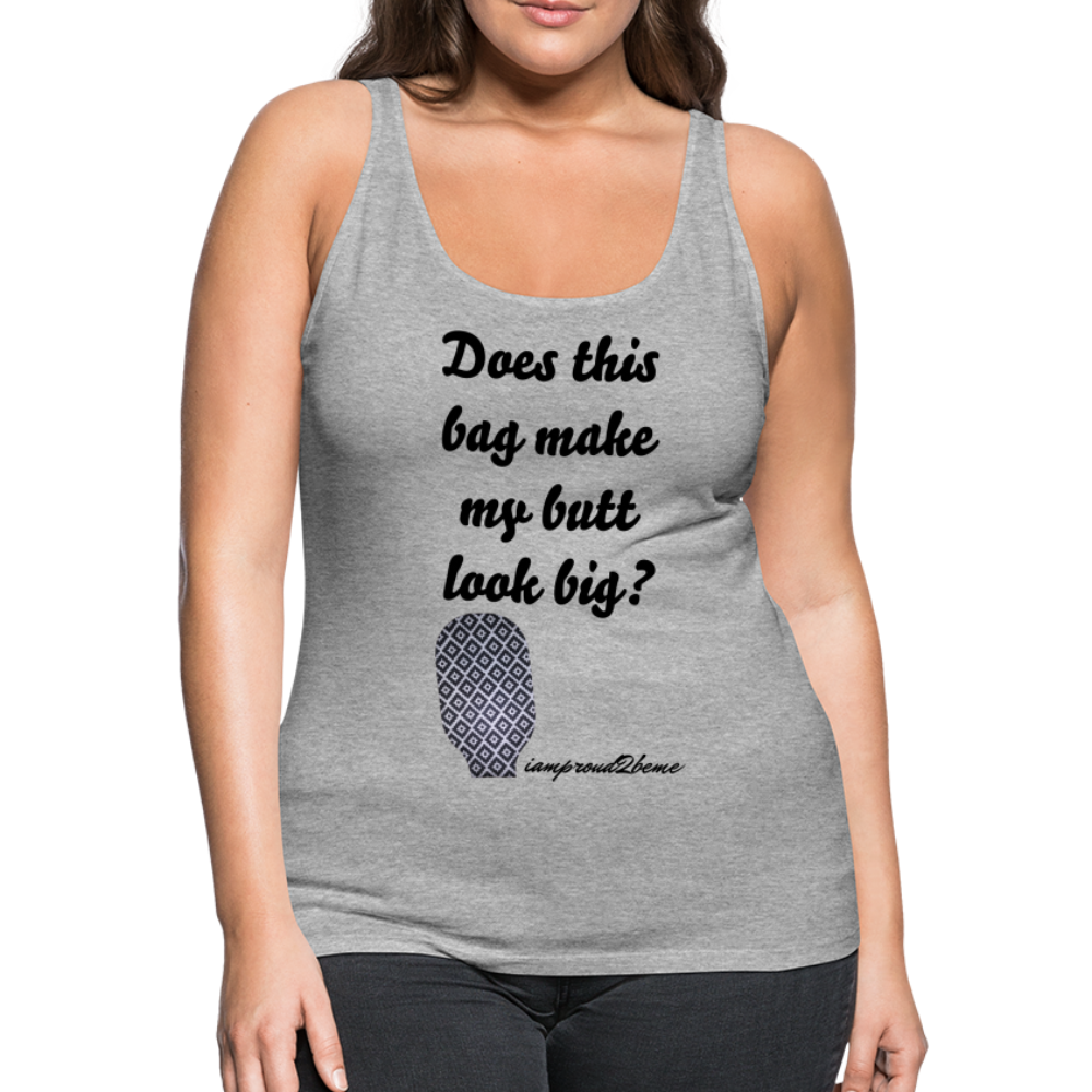 OSTOMY BAG AZTEC DIAMOND Premium Tank Top (Adult) - heather gray