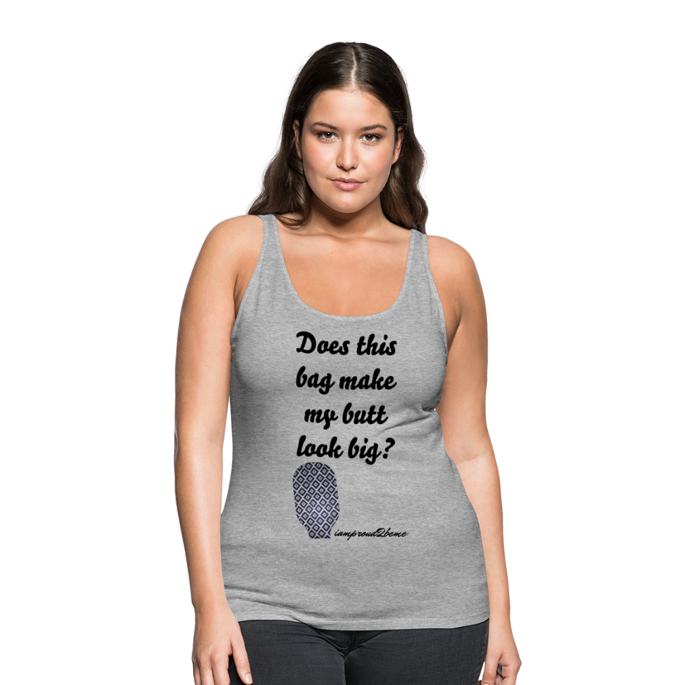 OSTOMY BAG AZTEC DIAMOND Premium Tank Top (Adult) - heather gray