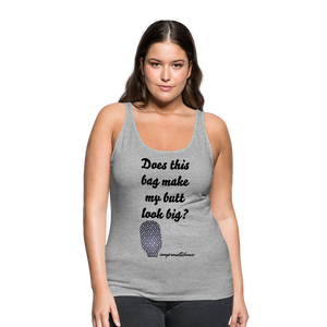OSTOMY BAG AZTEC DIAMOND Premium Tank Top (Adult) - heather gray