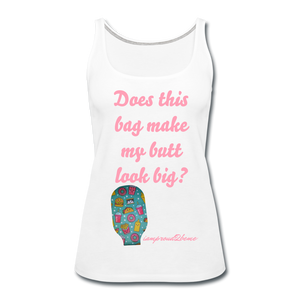 OSTOMY BAG HAPPY FOOD Premium Tank Top (Adult) - white