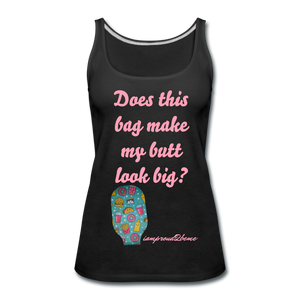 OSTOMY BAG HAPPY FOOD Premium Tank Top (Adult) - black