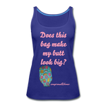 OSTOMY BAG HAPPY FOOD Premium Tank Top (Adult) - royal blue