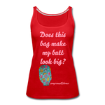 OSTOMY BAG HAPPY FOOD Premium Tank Top (Adult) - red