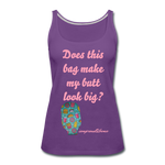 OSTOMY BAG HAPPY FOOD Premium Tank Top (Adult) - purple