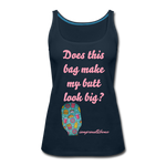 OSTOMY BAG HAPPY FOOD Premium Tank Top (Adult) - deep navy
