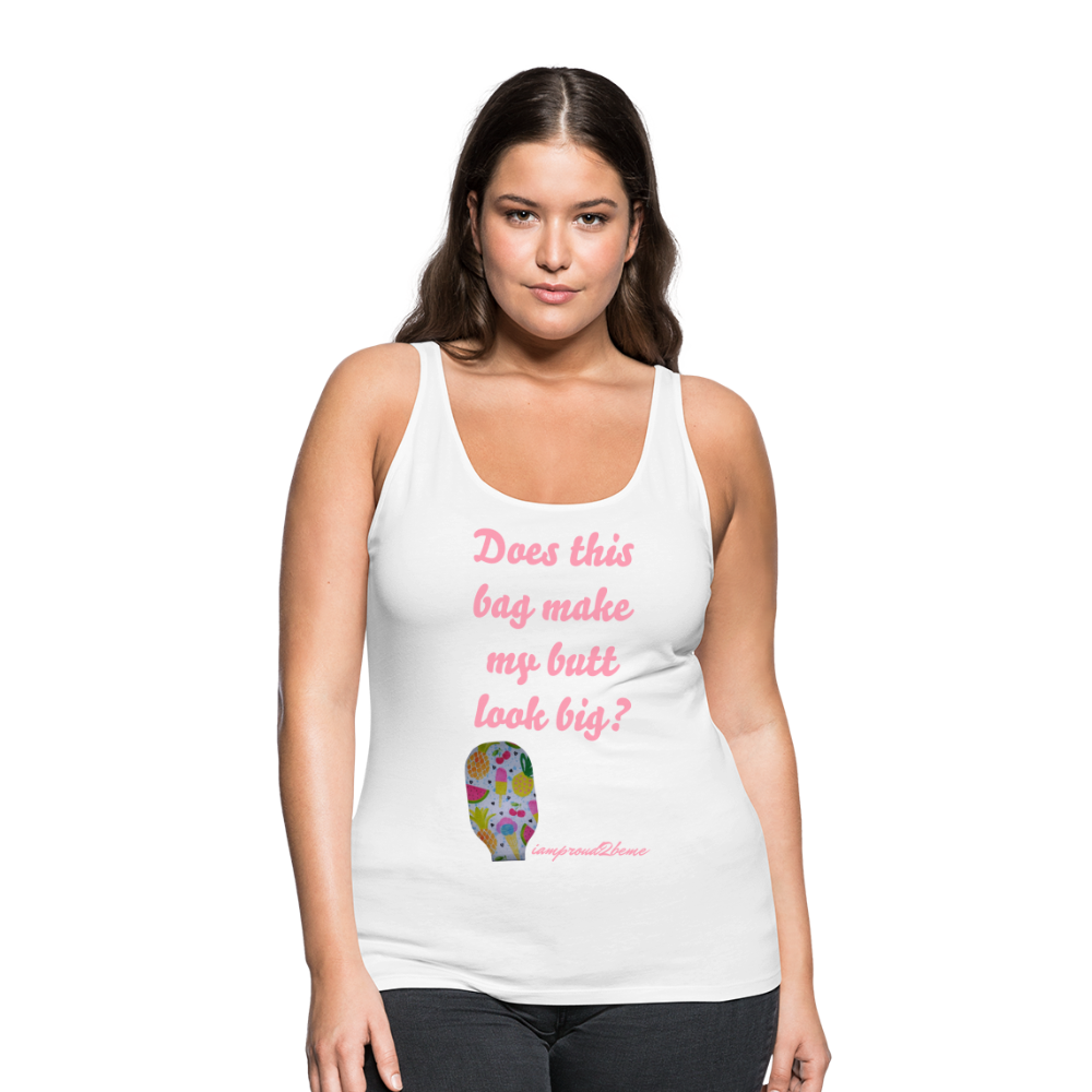 OSTOMY BAG SUMMERTIME TREATS Premium Tank Top (Adult) - white