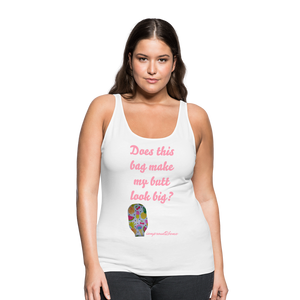 OSTOMY BAG SUMMERTIME TREATS Premium Tank Top (Adult) - white