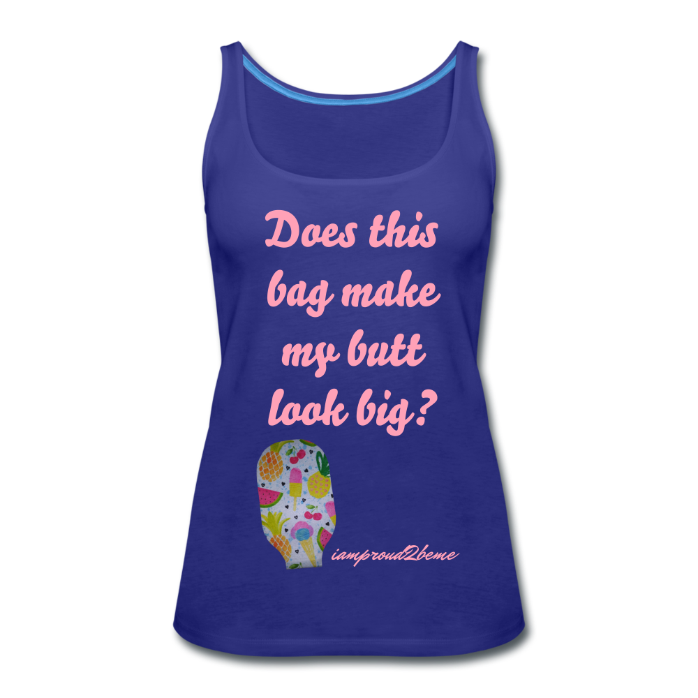 OSTOMY BAG SUMMERTIME TREATS Premium Tank Top (Adult) - royal blue