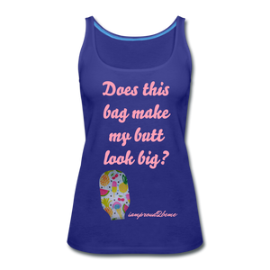 OSTOMY BAG SUMMERTIME TREATS Premium Tank Top (Adult) - royal blue