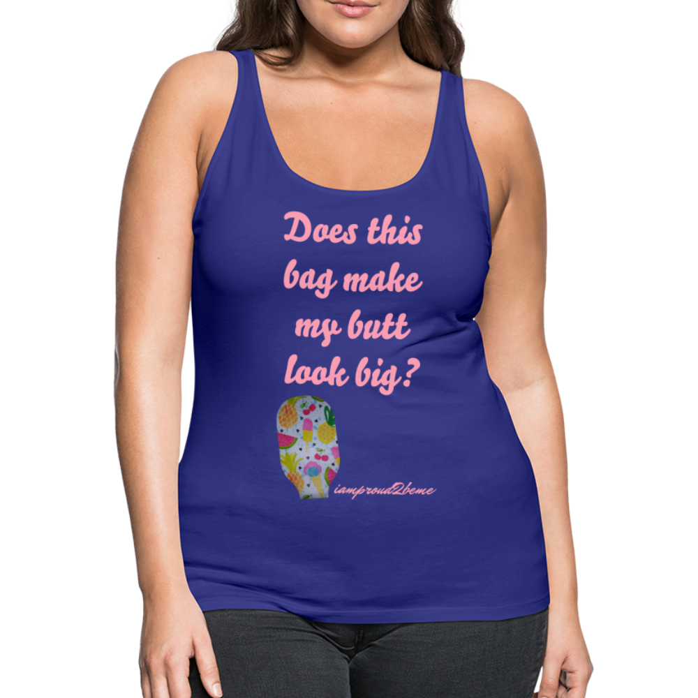 OSTOMY BAG SUMMERTIME TREATS Premium Tank Top (Adult) - royal blue