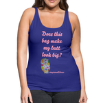 OSTOMY BAG SUMMERTIME TREATS Premium Tank Top (Adult) - royal blue