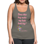 OSTOMY BAG SUMMERTIME TREATS Premium Tank Top (Adult) - asphalt gray