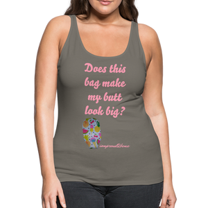 OSTOMY BAG SUMMERTIME TREATS Premium Tank Top (Adult) - asphalt gray
