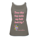 OSTOMY BAG SUMMERTIME TREATS Premium Tank Top (Adult) - asphalt gray