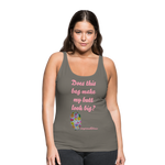 OSTOMY BAG SUMMERTIME TREATS Premium Tank Top (Adult) - asphalt gray