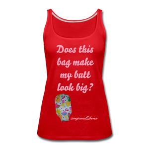 OSTOMY BAG SUMMERTIME TREATS Premium Tank Top (Adult) - red