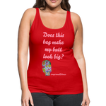 OSTOMY BAG SUMMERTIME TREATS Premium Tank Top (Adult) - red