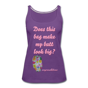 OSTOMY BAG SUMMERTIME TREATS Premium Tank Top (Adult) - purple