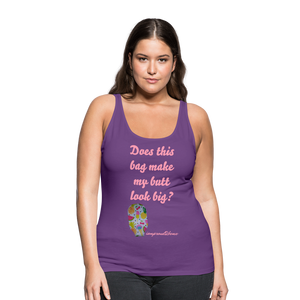 OSTOMY BAG SUMMERTIME TREATS Premium Tank Top (Adult) - purple