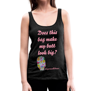 OSTOMY BAG SUMMERTIME TREATS Premium Tank Top (Adult) - charcoal gray