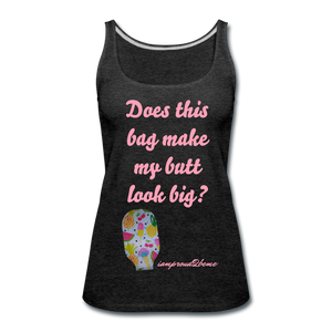 OSTOMY BAG SUMMERTIME TREATS Premium Tank Top (Adult) - charcoal gray