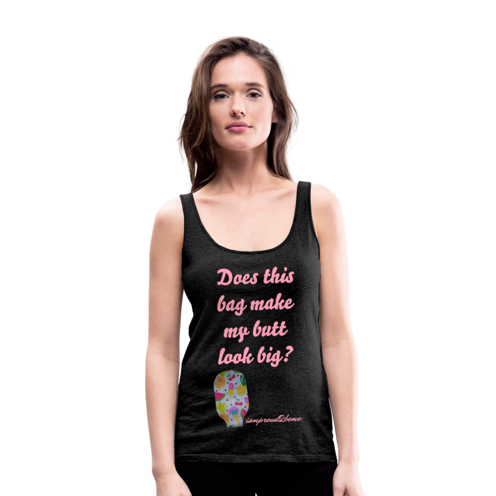 OSTOMY BAG SUMMERTIME TREATS Premium Tank Top (Adult) - charcoal gray