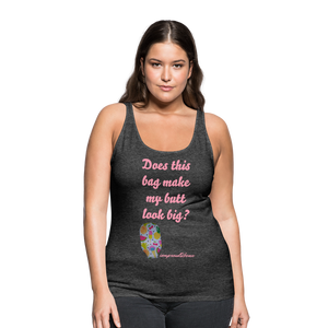 OSTOMY BAG SUMMERTIME TREATS Premium Tank Top (Adult) - charcoal gray