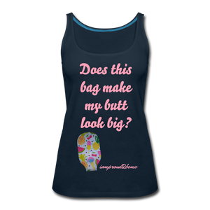 OSTOMY BAG SUMMERTIME TREATS Premium Tank Top (Adult) - deep navy