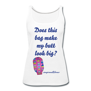 OSTOMY BAG HAPPY CUPCAKES Premium Tank Top (Adult) - white