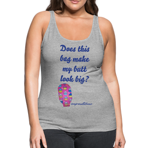 OSTOMY BAG HAPPY CUPCAKES Premium Tank Top (Adult) - heather gray