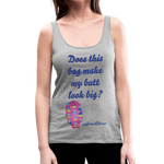 OSTOMY BAG HAPPY CUPCAKES Premium Tank Top (Adult) - heather gray