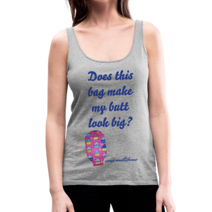 OSTOMY BAG HAPPY CUPCAKES Premium Tank Top (Adult) - heather gray