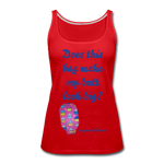 OSTOMY BAG HAPPY CUPCAKES Premium Tank Top (Adult) - red