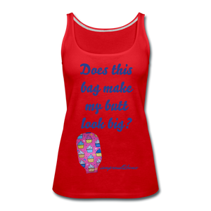 OSTOMY BAG HAPPY CUPCAKES Premium Tank Top (Adult) - red