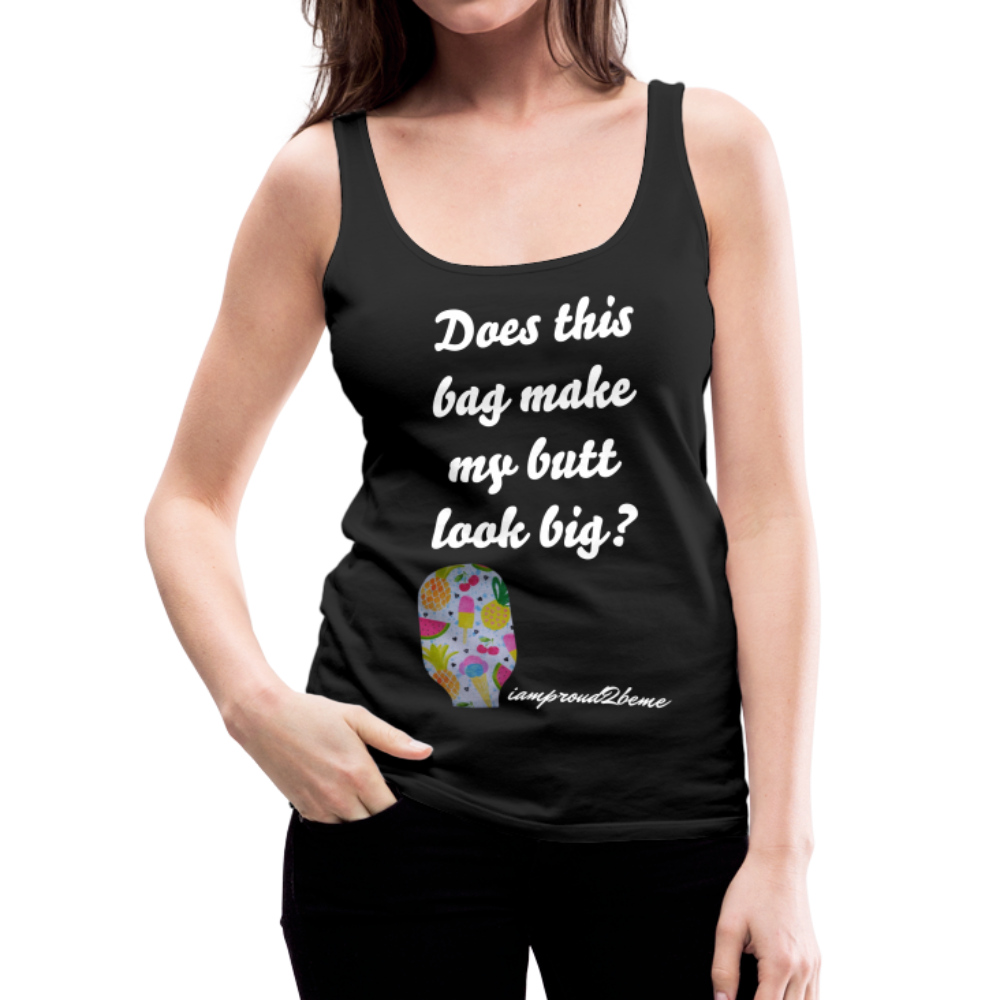OSTOMY BAG SUMMERTIME TREATS Premium Tank Top (Adult) - black