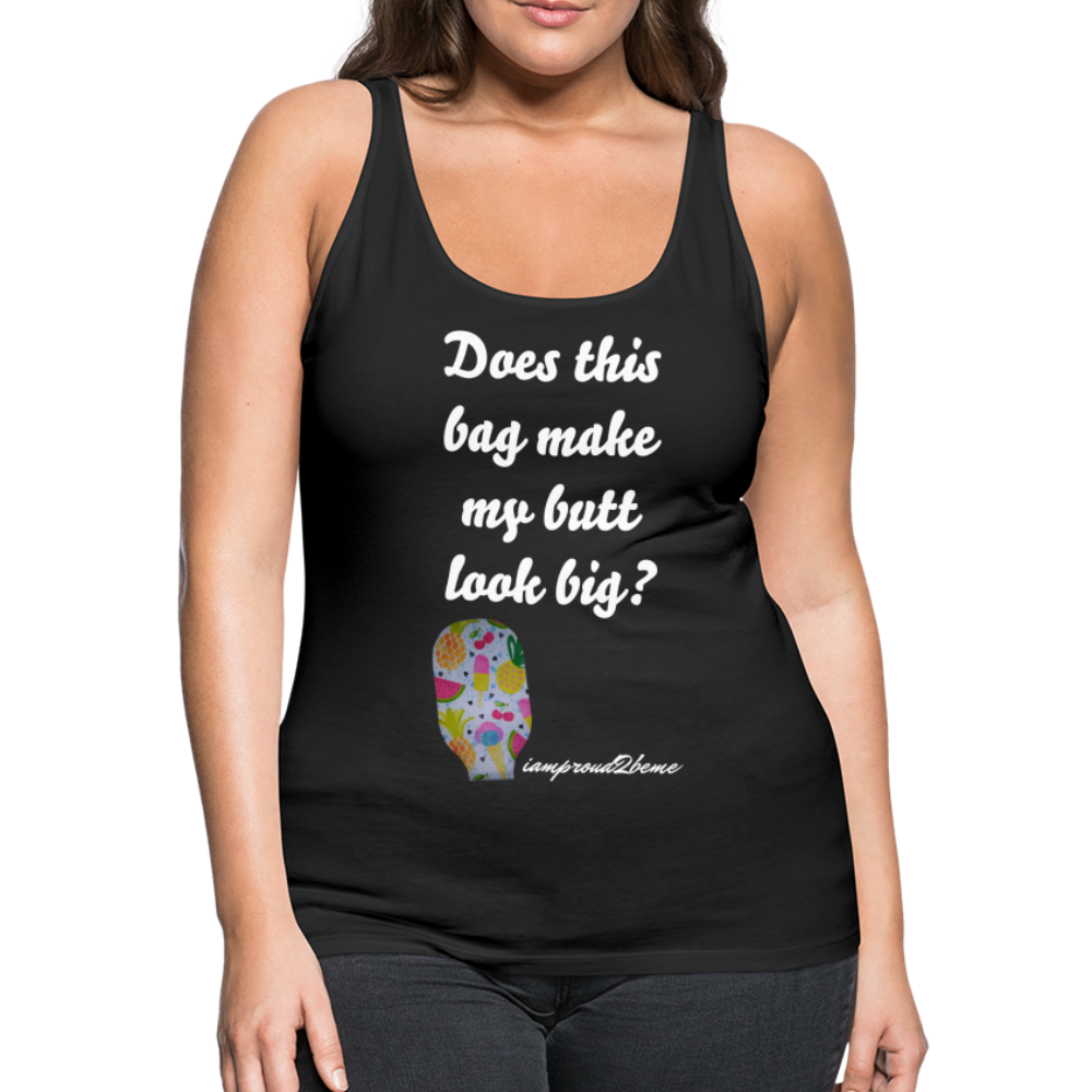OSTOMY BAG SUMMERTIME TREATS Premium Tank Top (Adult) - black