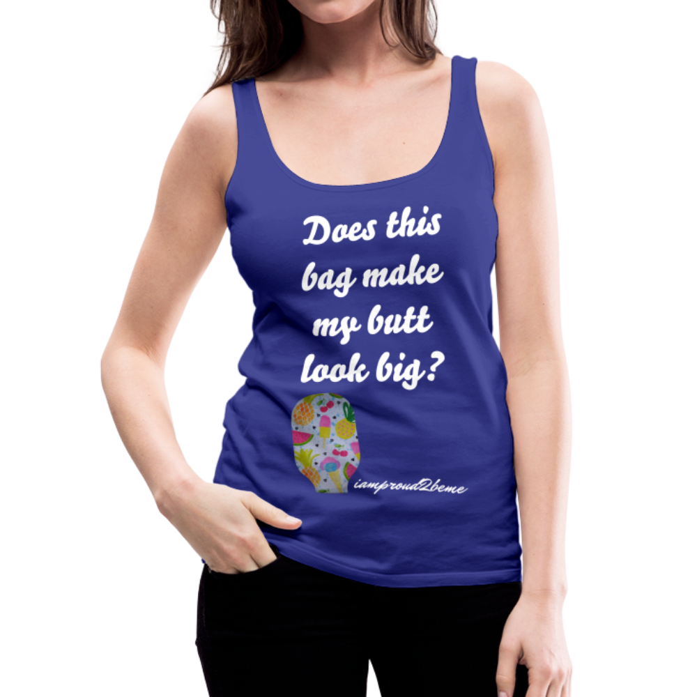 OSTOMY BAG SUMMERTIME TREATS Premium Tank Top (Adult) - royal blue