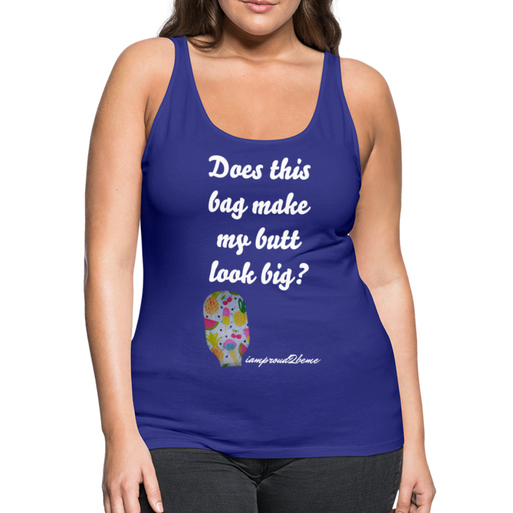 OSTOMY BAG SUMMERTIME TREATS Premium Tank Top (Adult) - royal blue