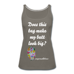 OSTOMY BAG SUMMERTIME TREATS Premium Tank Top (Adult) - asphalt gray