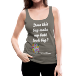 OSTOMY BAG SUMMERTIME TREATS Premium Tank Top (Adult) - asphalt gray