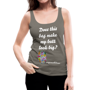 OSTOMY BAG SUMMERTIME TREATS Premium Tank Top (Adult) - asphalt gray