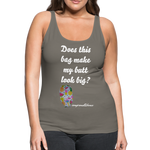 OSTOMY BAG SUMMERTIME TREATS Premium Tank Top (Adult) - asphalt gray