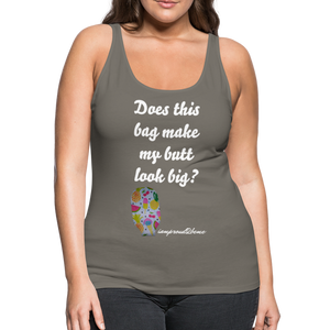 OSTOMY BAG SUMMERTIME TREATS Premium Tank Top (Adult) - asphalt gray