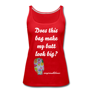 OSTOMY BAG SUMMERTIME TREATS Premium Tank Top (Adult) - red