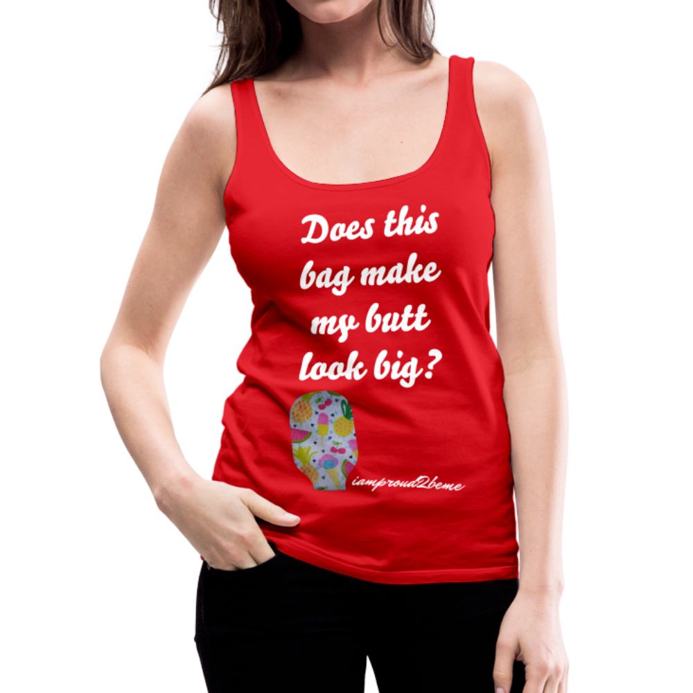 OSTOMY BAG SUMMERTIME TREATS Premium Tank Top (Adult) - red