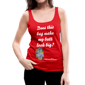 OSTOMY BAG SUMMERTIME TREATS Premium Tank Top (Adult) - red